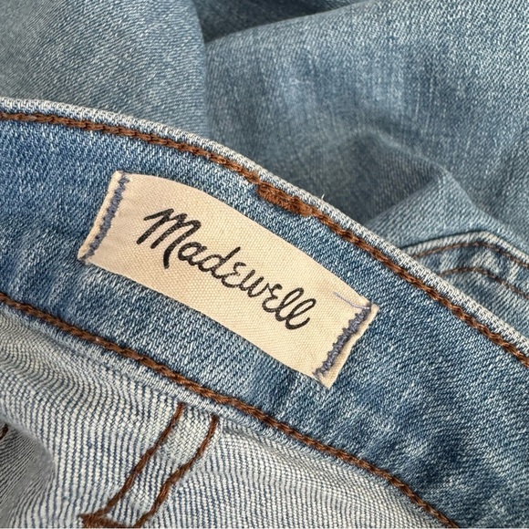 Madewell High-Rise The Perfect Vintage Straight Leg Jean - Alderton Wash - Picture 7 of 16